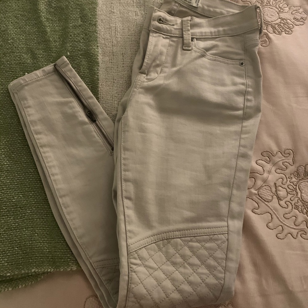 Lucky brand Brooke skinny 00/24 29”inseam offwhite